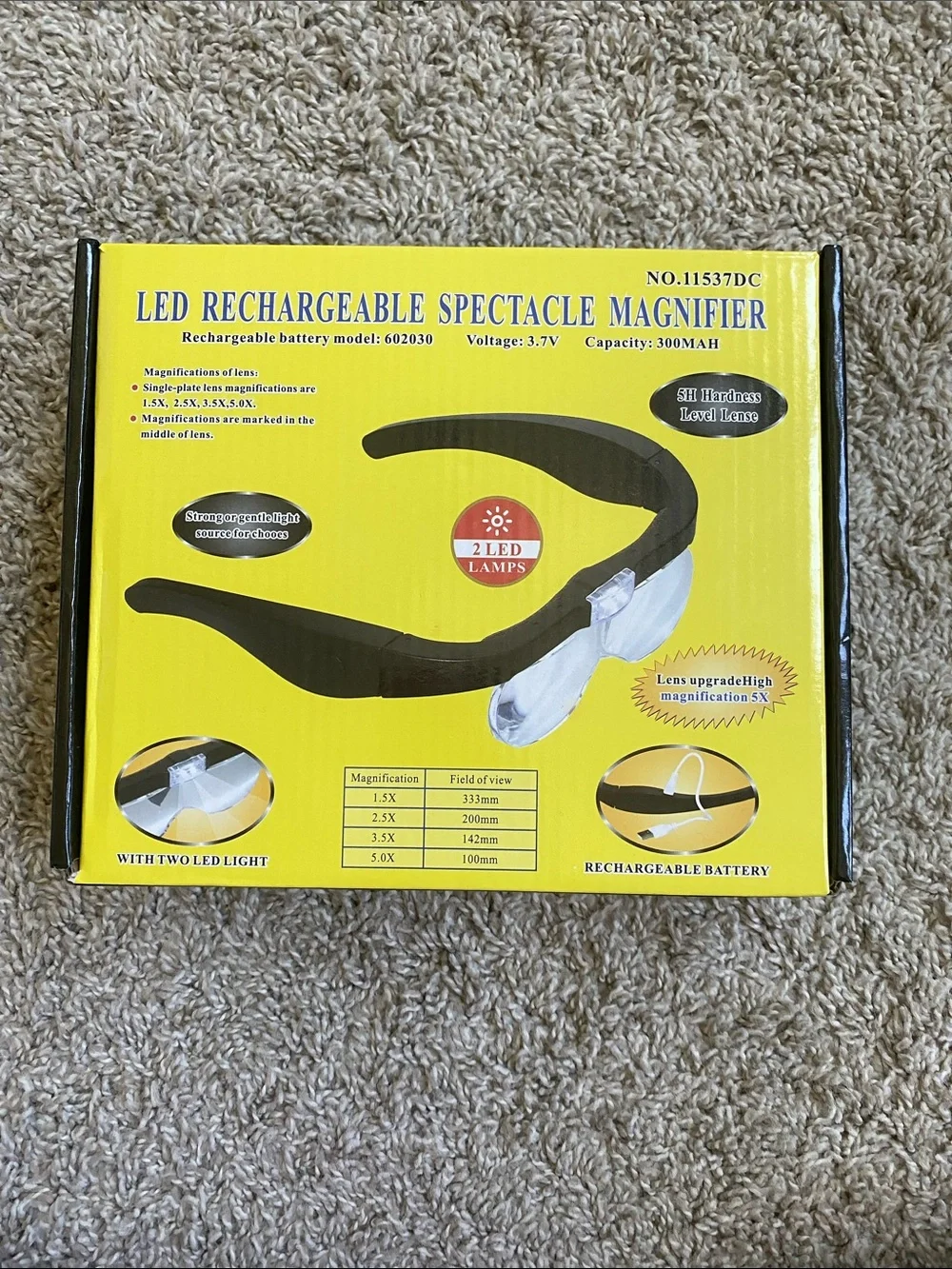 Rechargeable Spectacle Magnifier